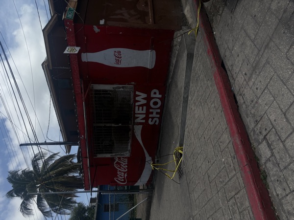Red Coca-Cola kiosk